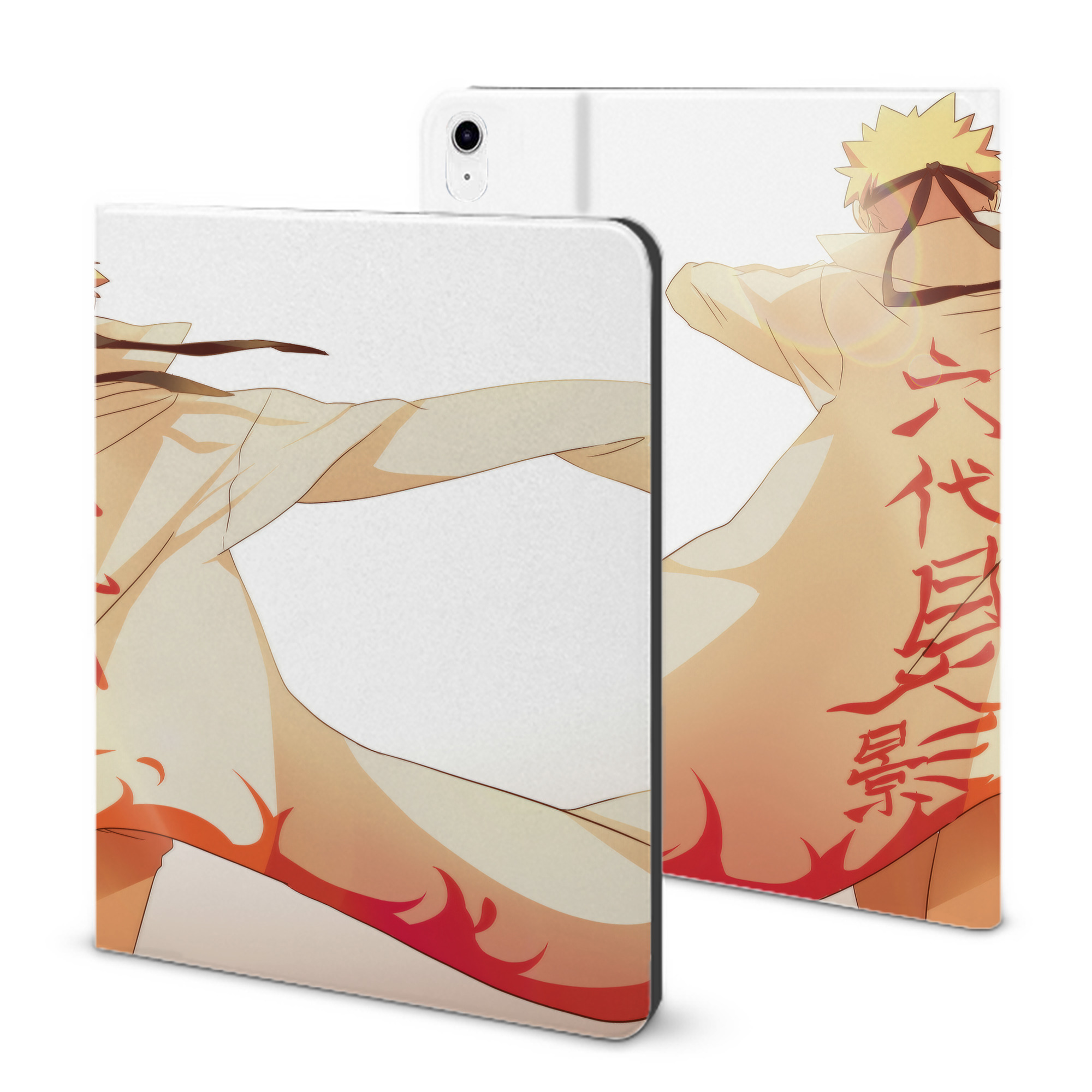 （画像用） NARUTO -ナルト- NARUTO -ナルト- 疾風伝 IPad ケース ブック型 PUレザー TPU 耐衝撃 軽量 薄型 ペン収納なし 全面保護 IPad 各モデル対応